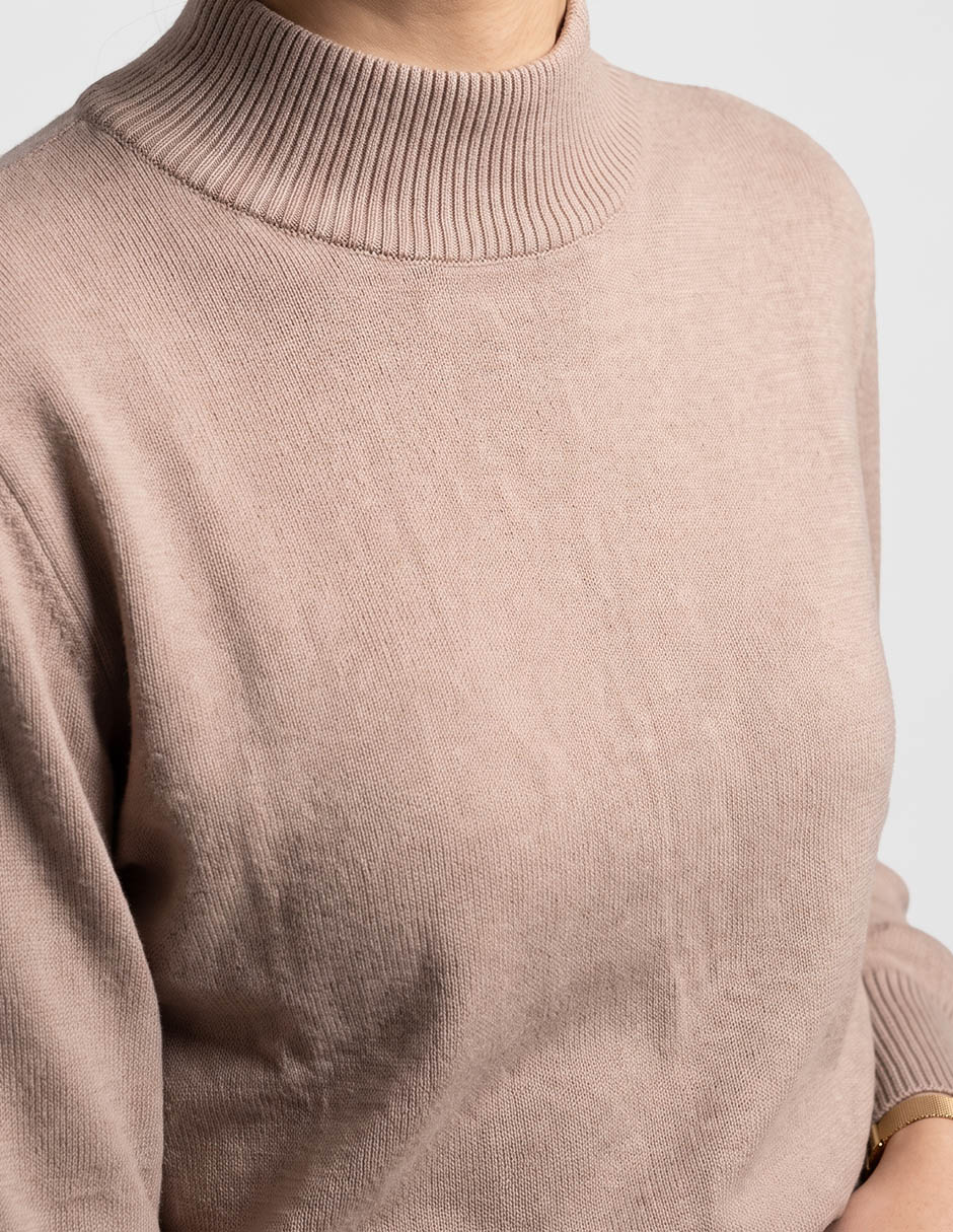Suéter cuello alto para mujer 3