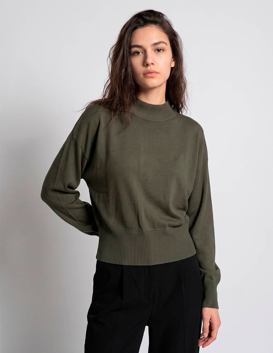 Suéter cuello alto para mujer 1