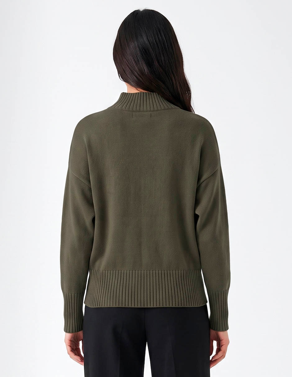 Suéter cuello alto para mujer 3