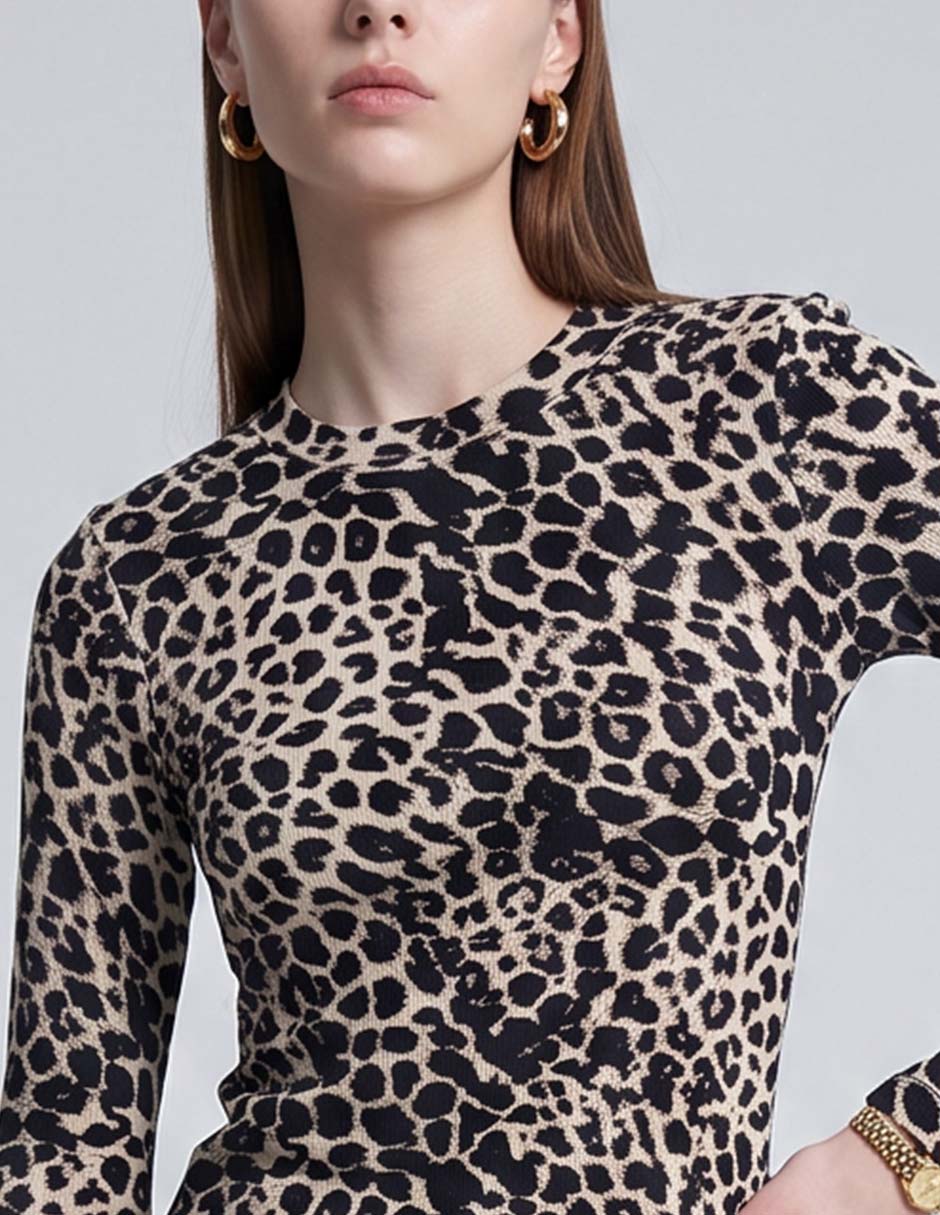 Sueter cuello redondo para mujer 3