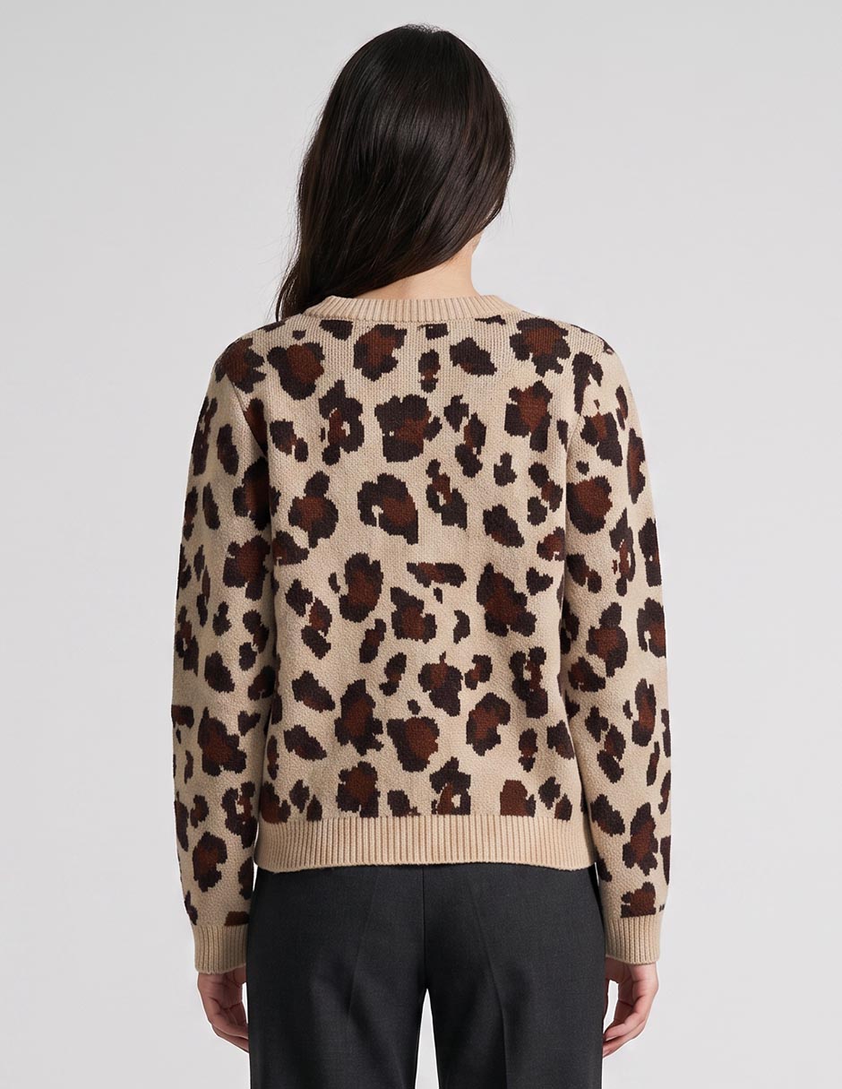 Suéter cuello redondo para mujer 3