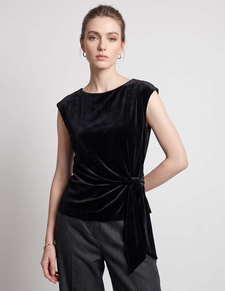 Blusa manga corta para mujer