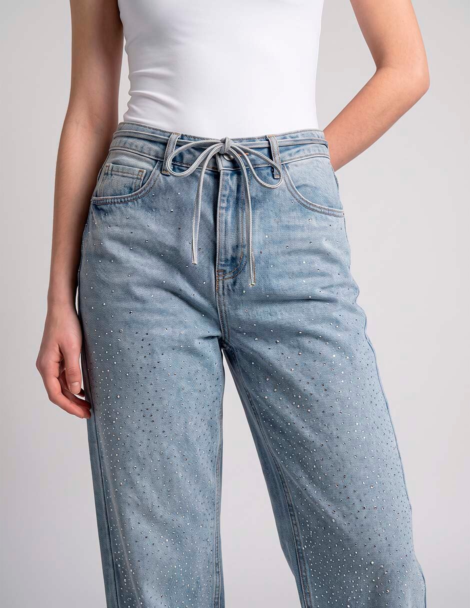 Jeans relaxed barrel para mujer 4