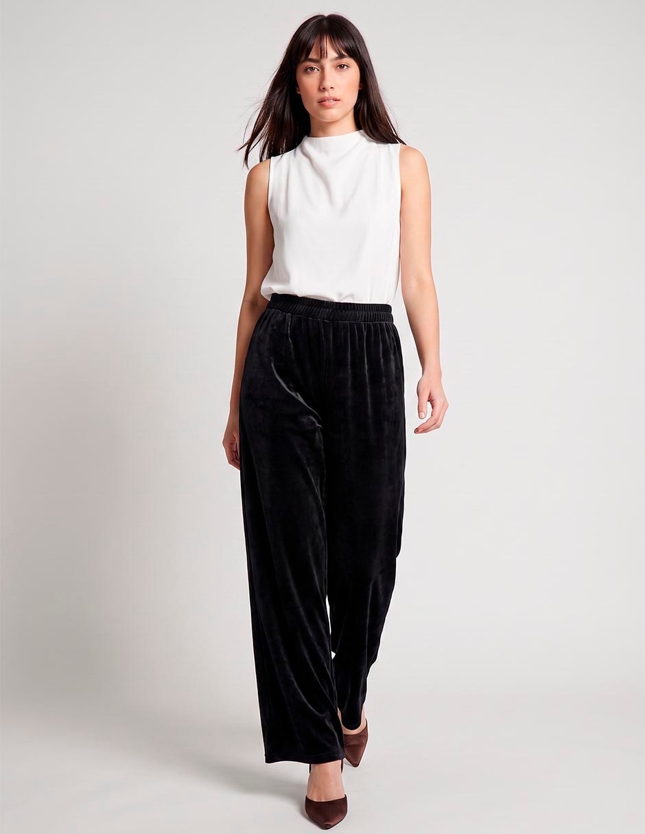 Pantalón relaxed amplio para mujer
