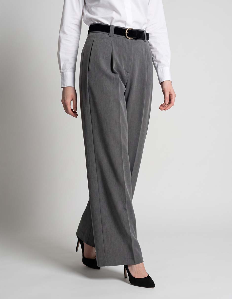 Pantalón de vestir relajado para mujer Pantalón de vestir relajado para mujer