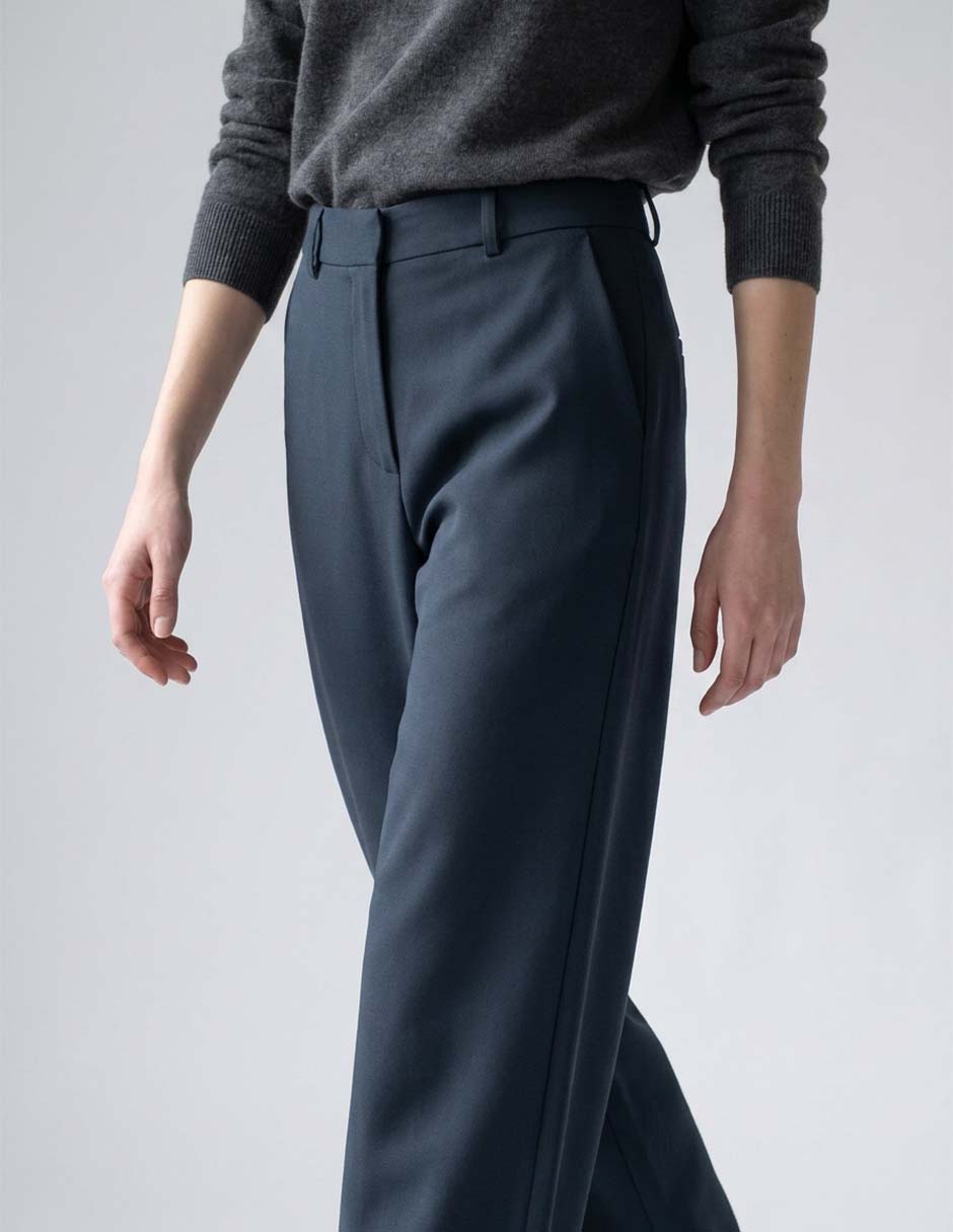 Pantalón de vestir recto para mujer 3
