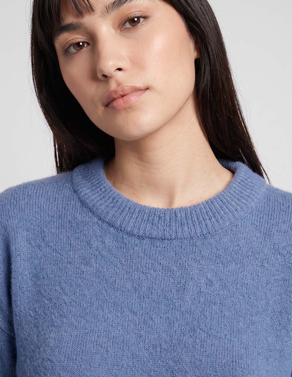 Suéter cuello redondo para mujer 3