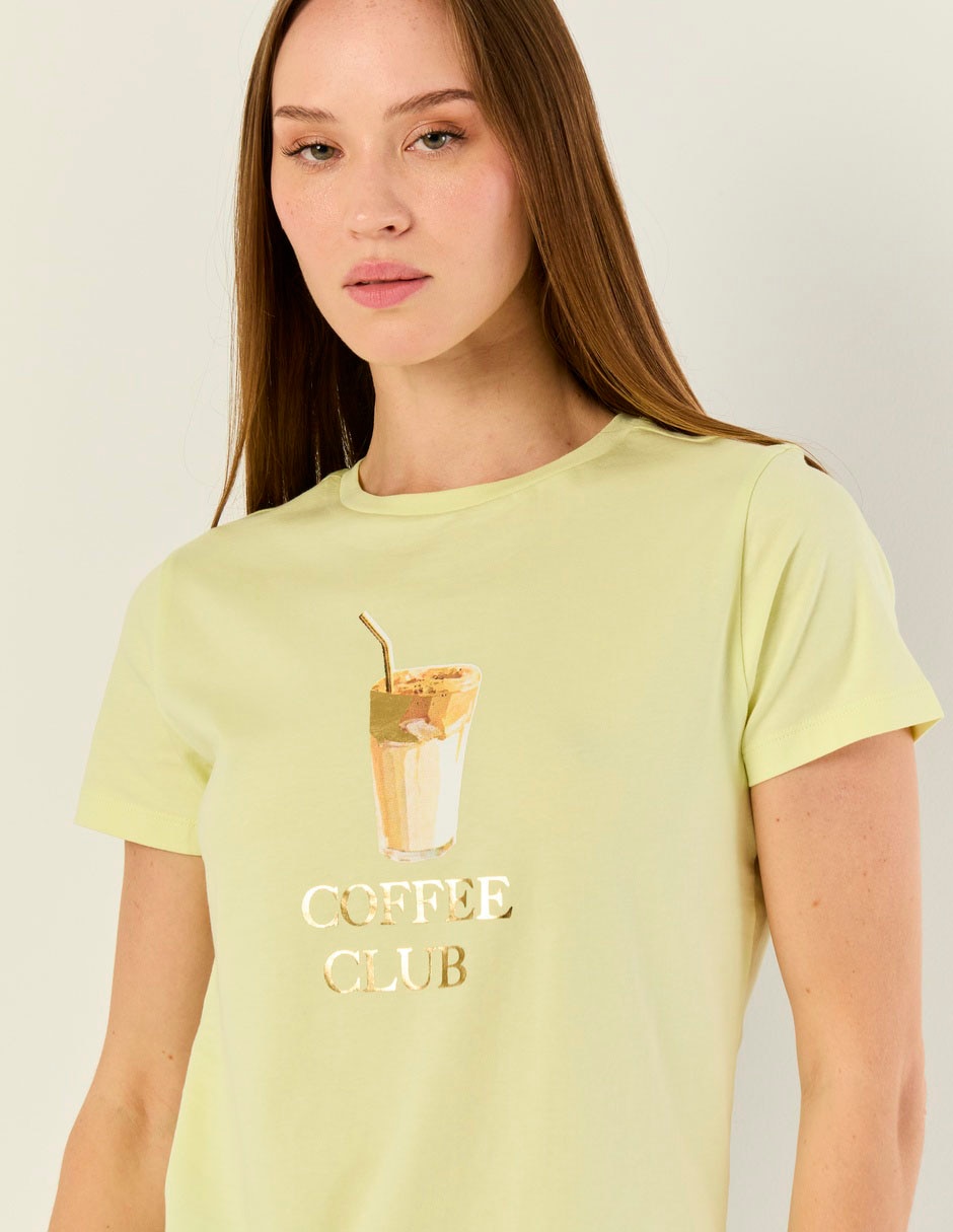Playera manga corta cuello redondo para mujer 3