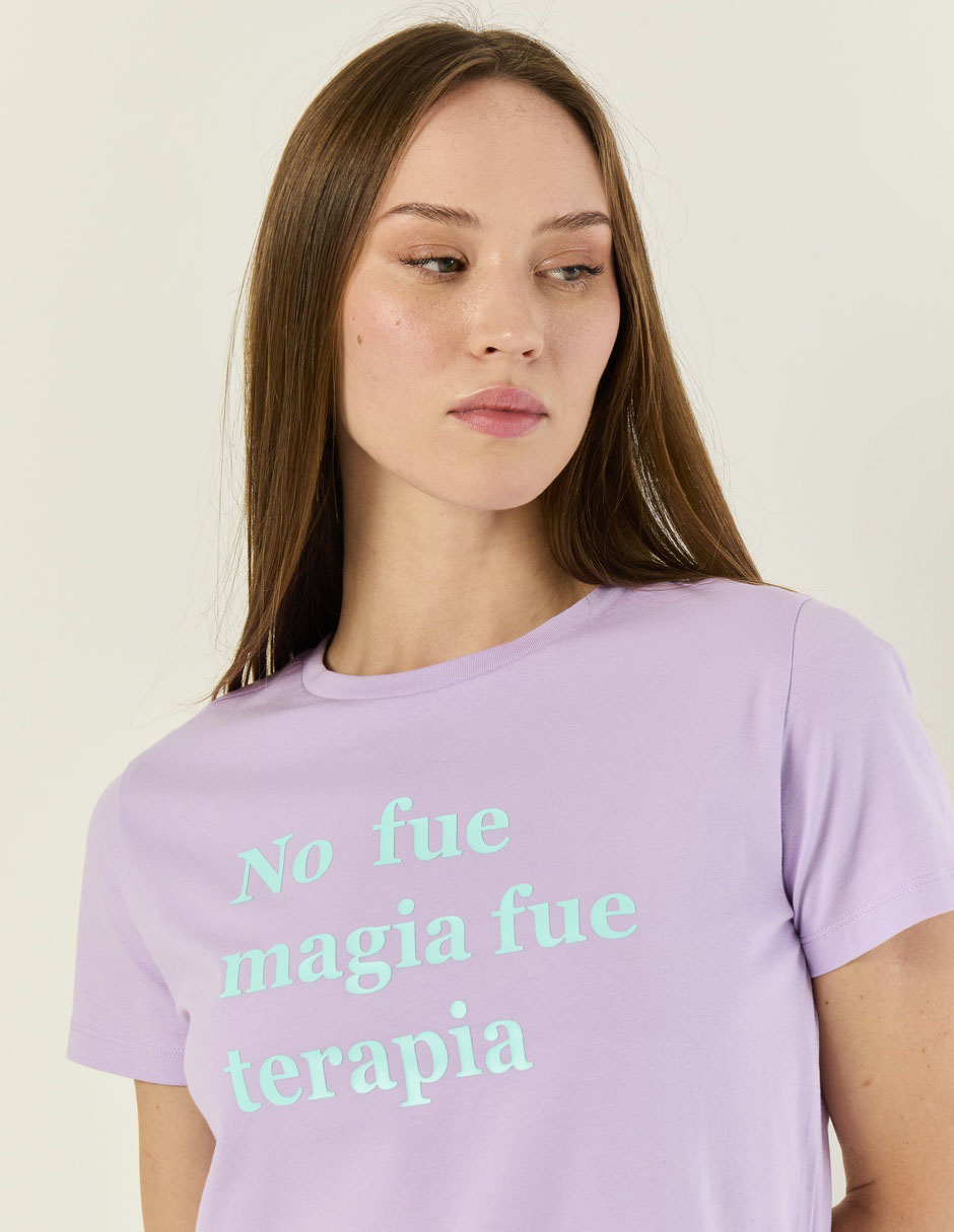Playera manga corta cuello redondo para mujer 2