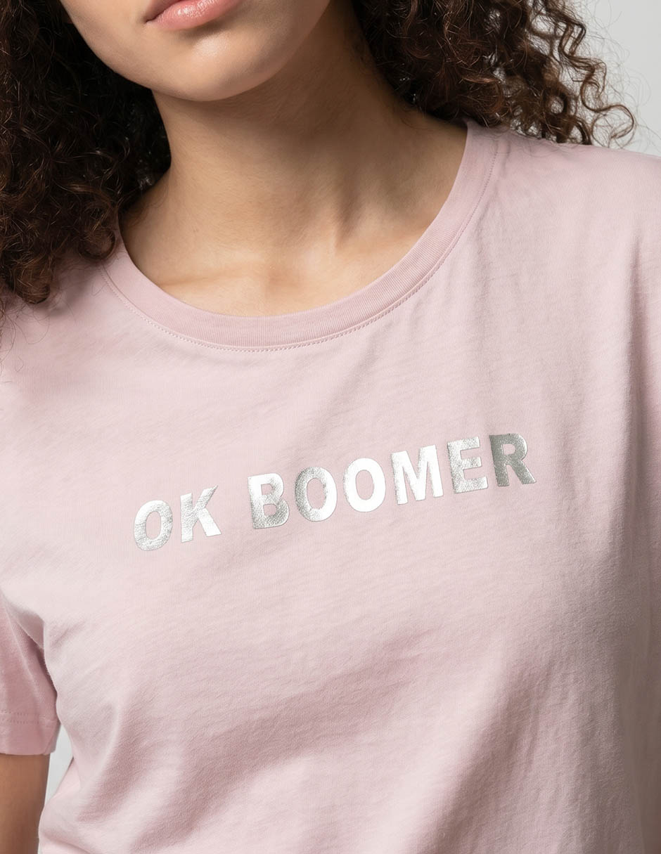 Playera manga corta cuello redondo para mujer 3