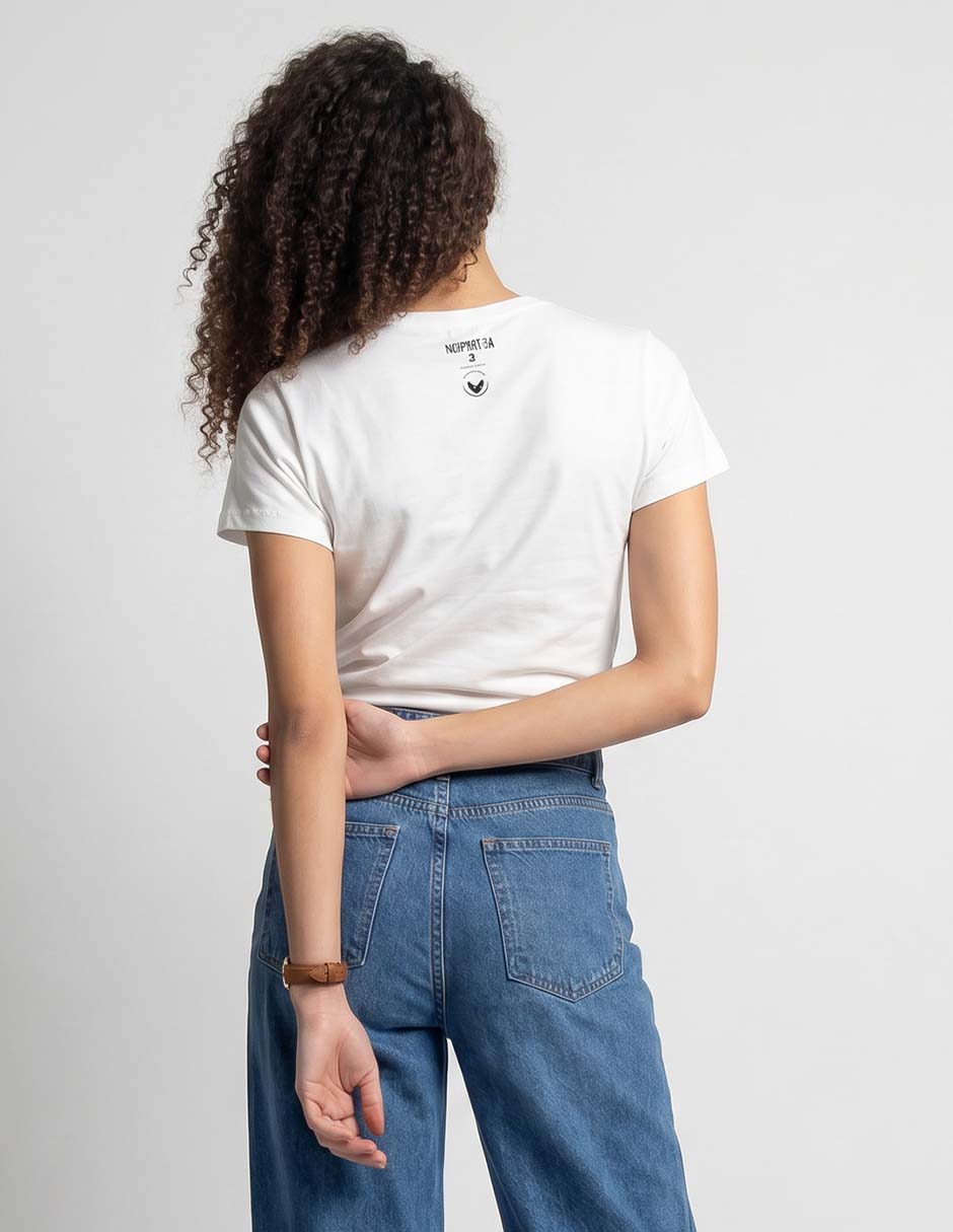 Playera manga corta cuello redondo para mujer 2