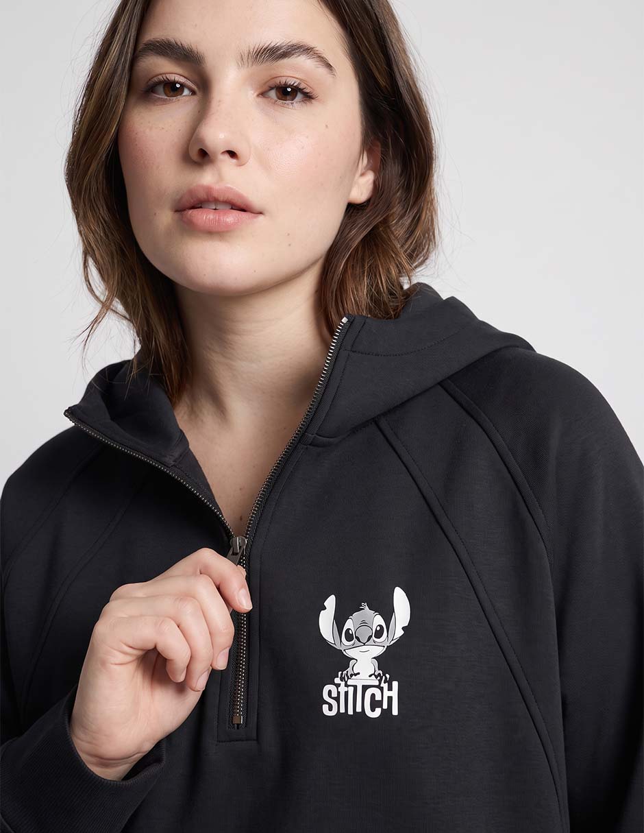 Sudadera con capucha Stitch para mujer 3