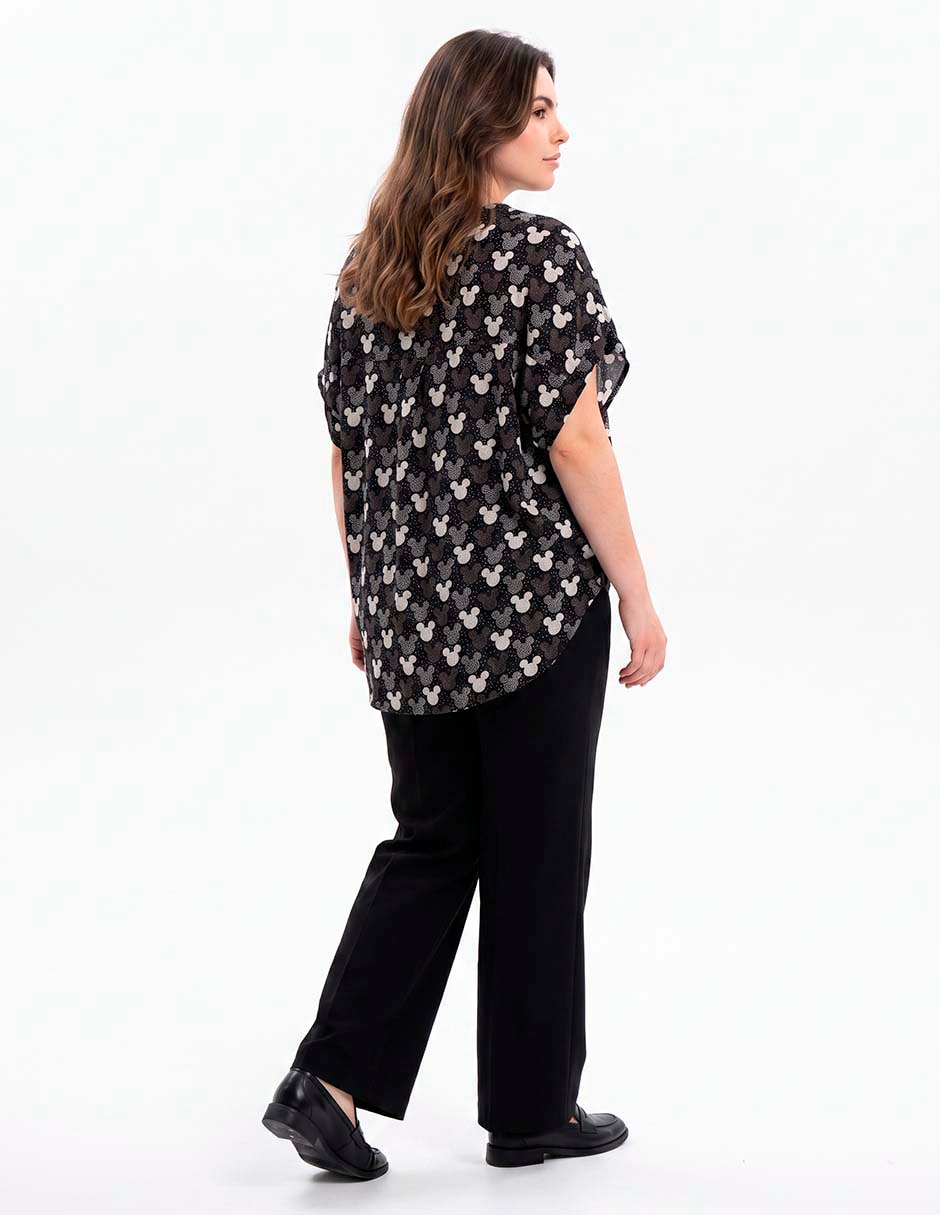 Blusa Mickey Mouse manga corta para mujer 2