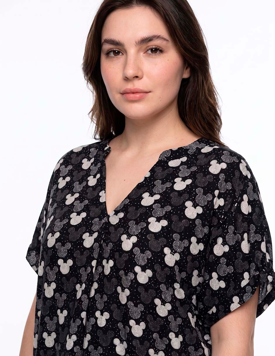 Blusa Mickey Mouse manga corta para mujer 4