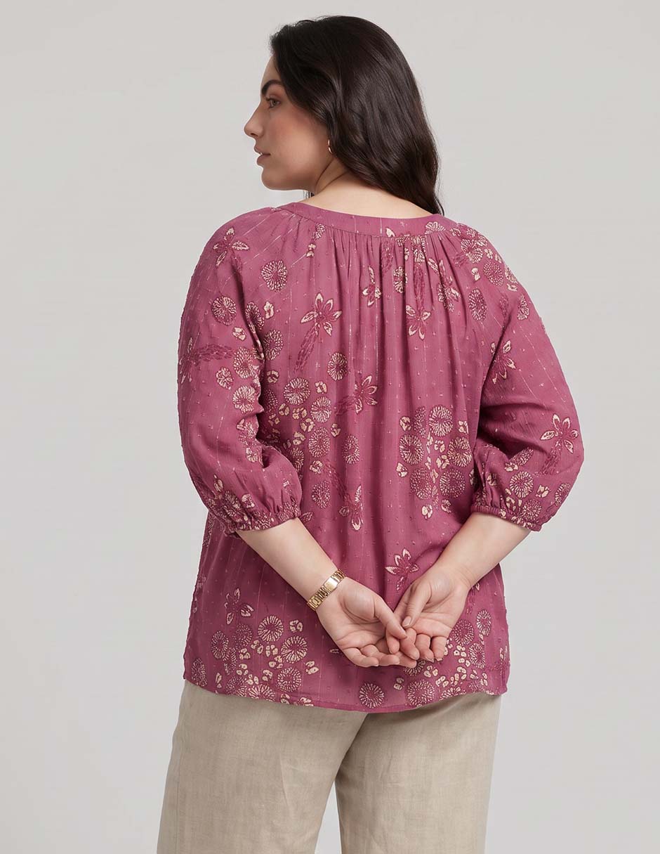 Blusa manga 3/4 para mujer 2