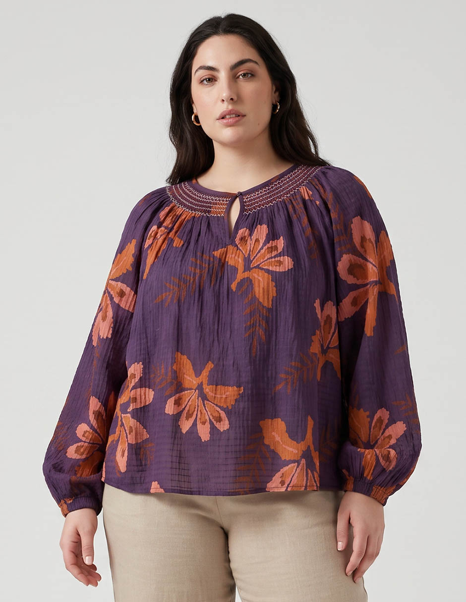 Blusa manga larga para mujer Blusa manga larga para mujer