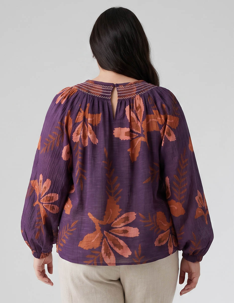 Blusa manga larga para mujer 2