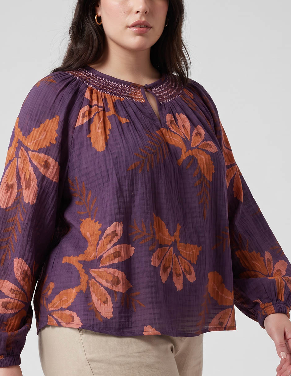 Blusa manga larga para mujer 3
