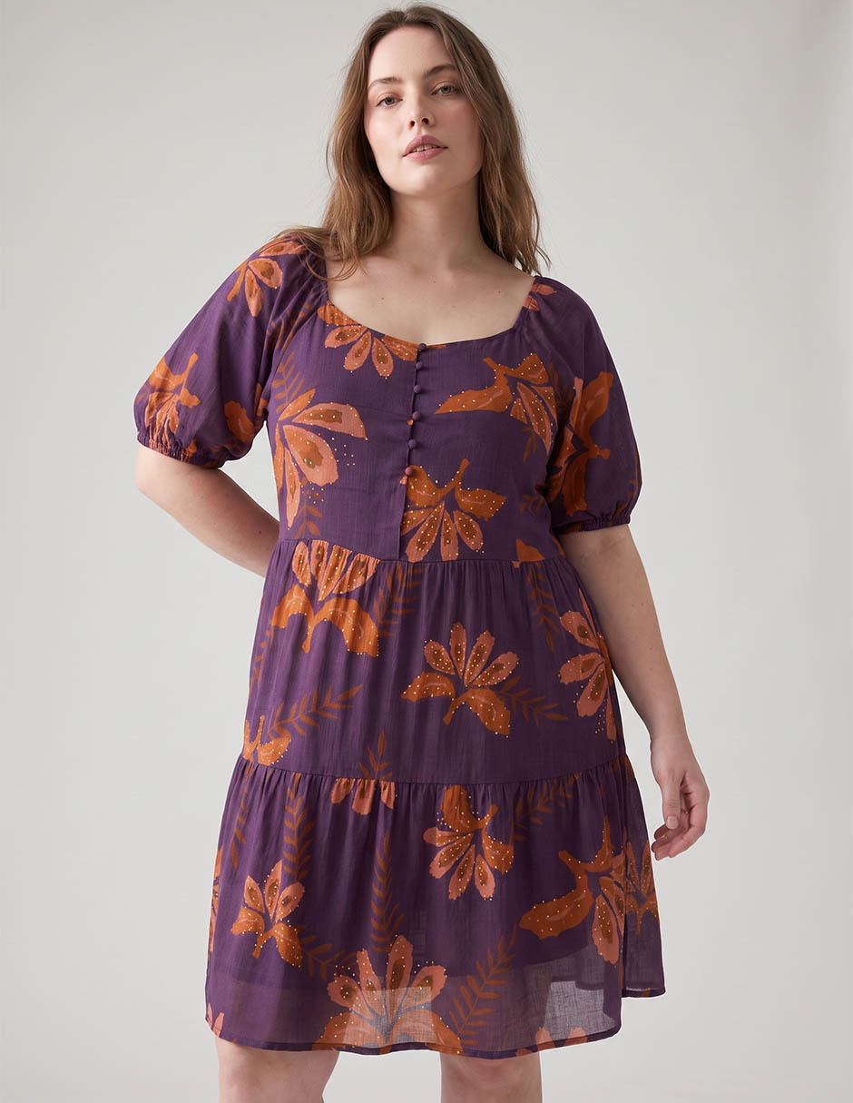 Vestido 3/4 casual para mujer