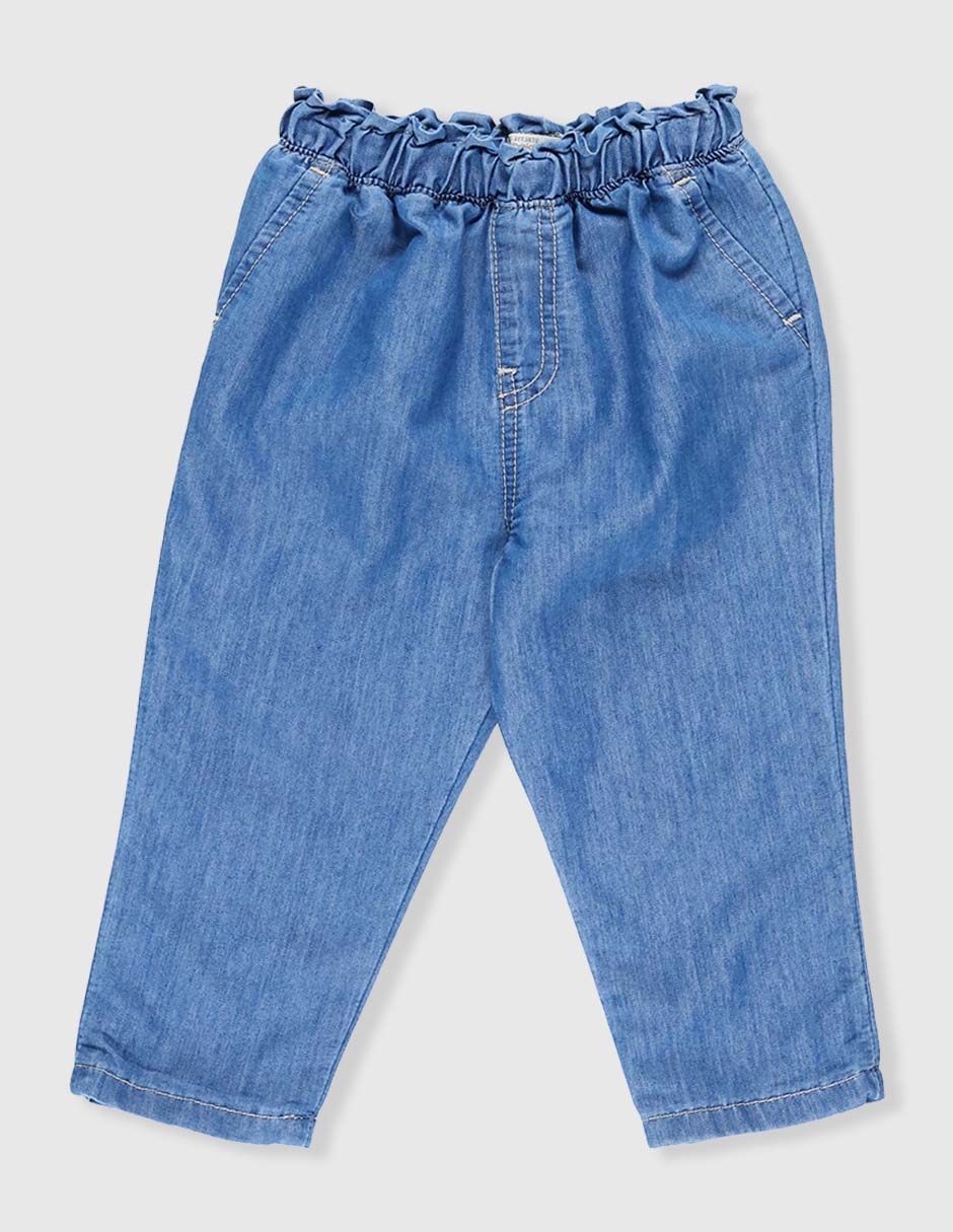 Jeans straight para bebé niña