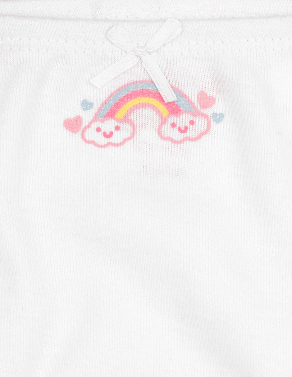 Set panty de algodón para niña 12