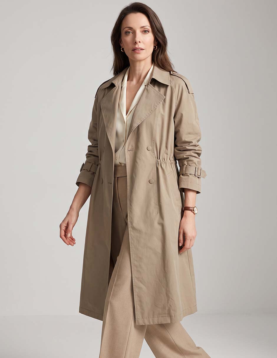 Gabardina para mujer