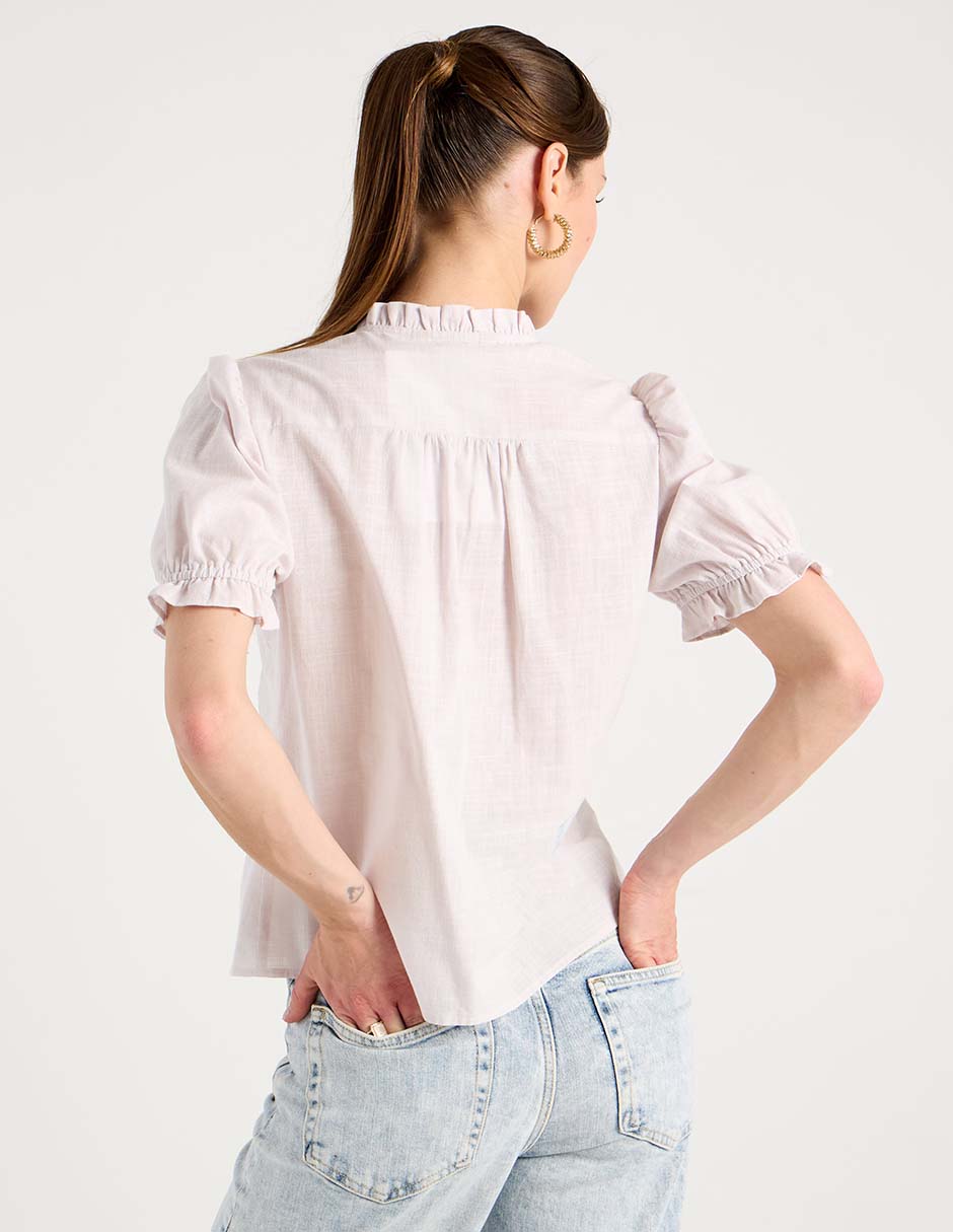 Blusa Week by Weekend manga corta para mujer