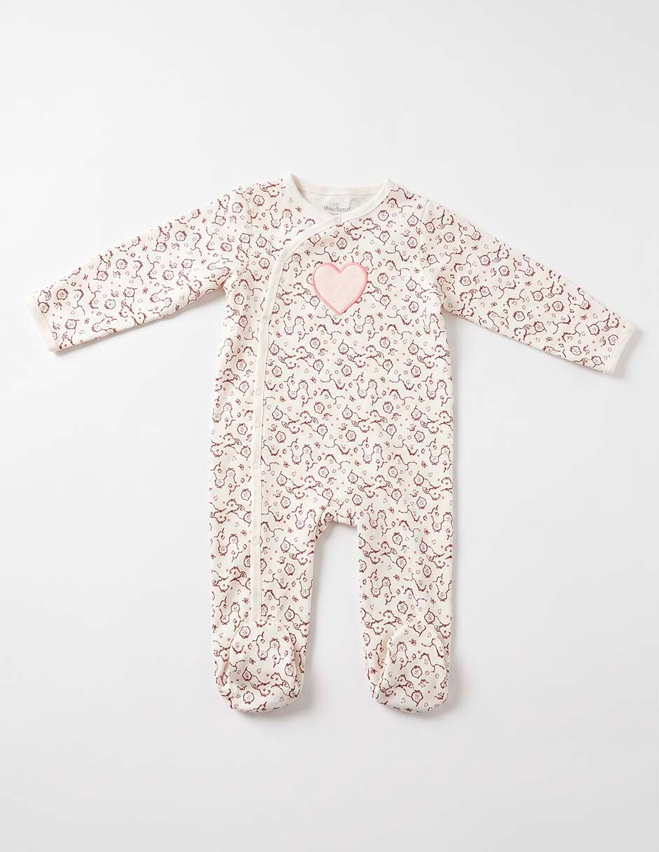 Mameluco de algodón para niña