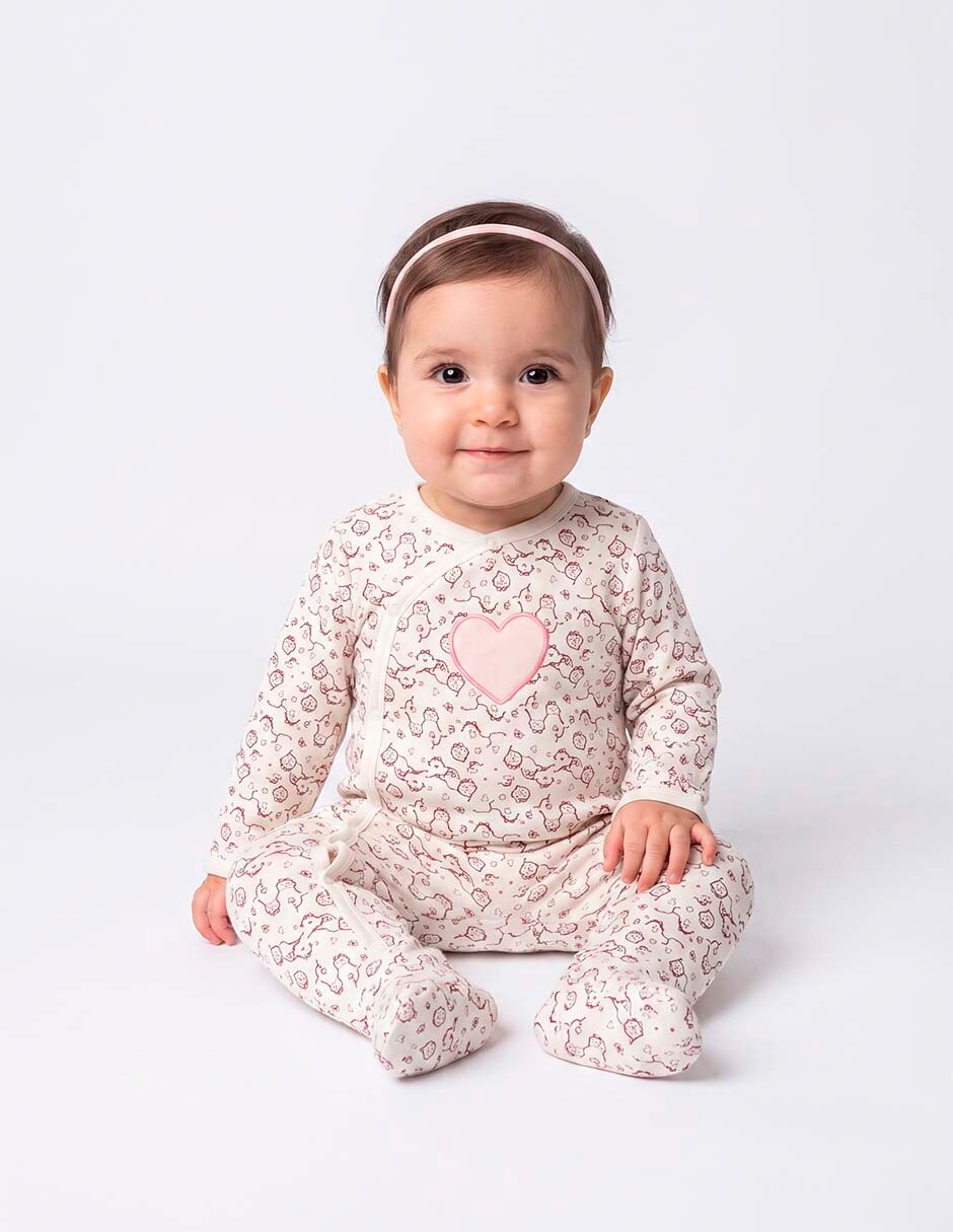 Mameluco de algodón para niña 4