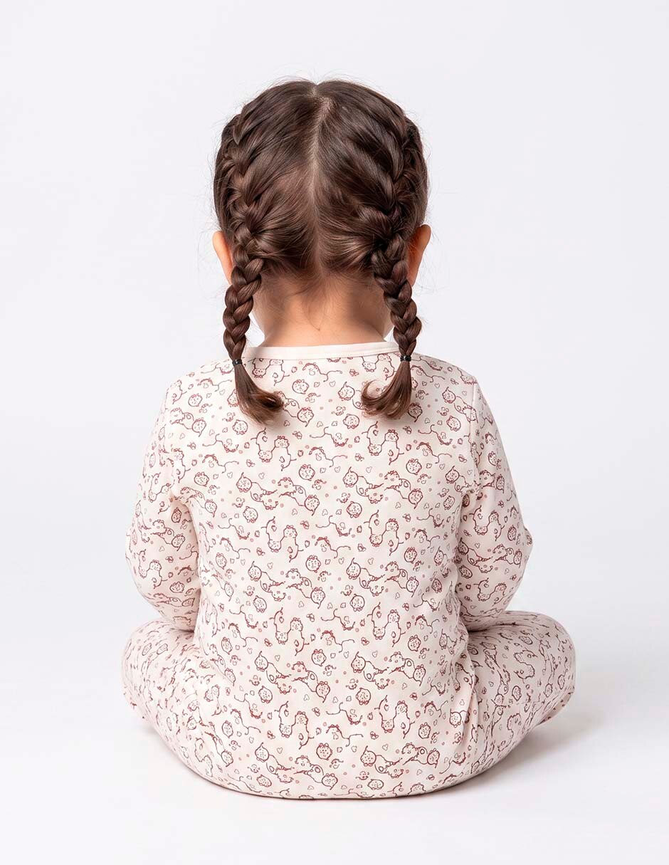 Mameluco de algodón para niña 5