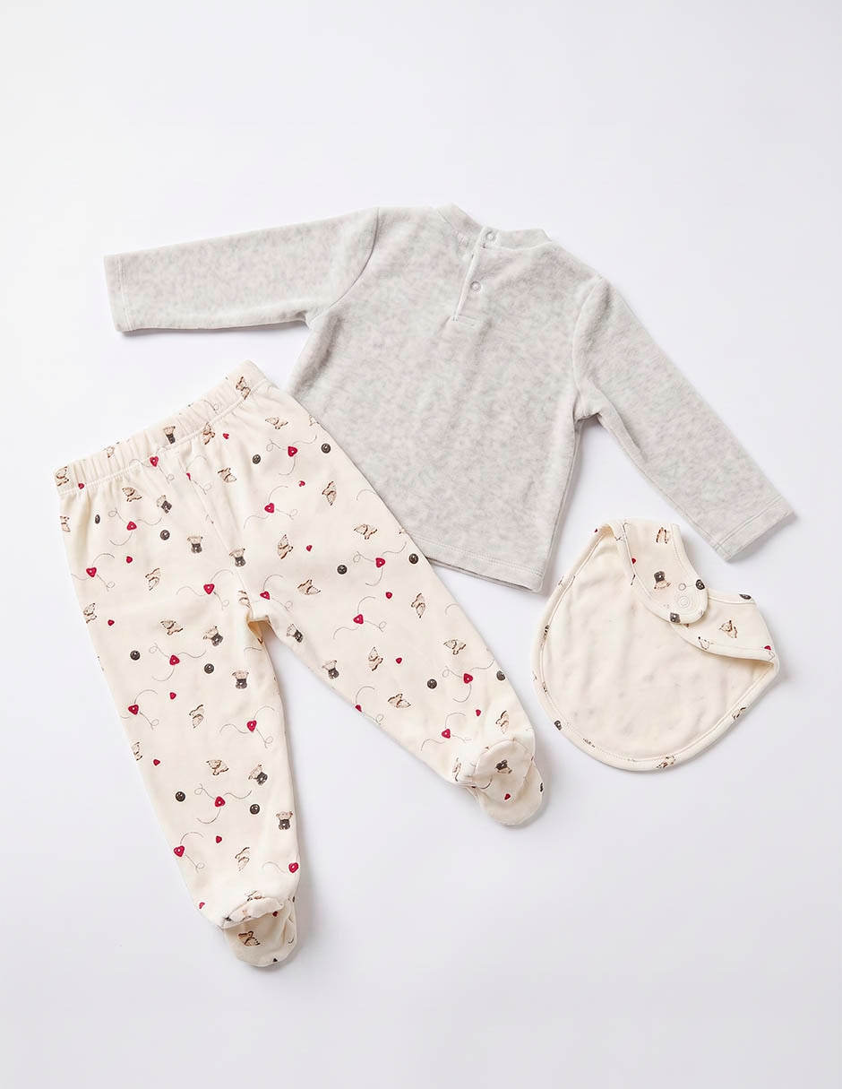 Conjunto de algodón para bebé 3