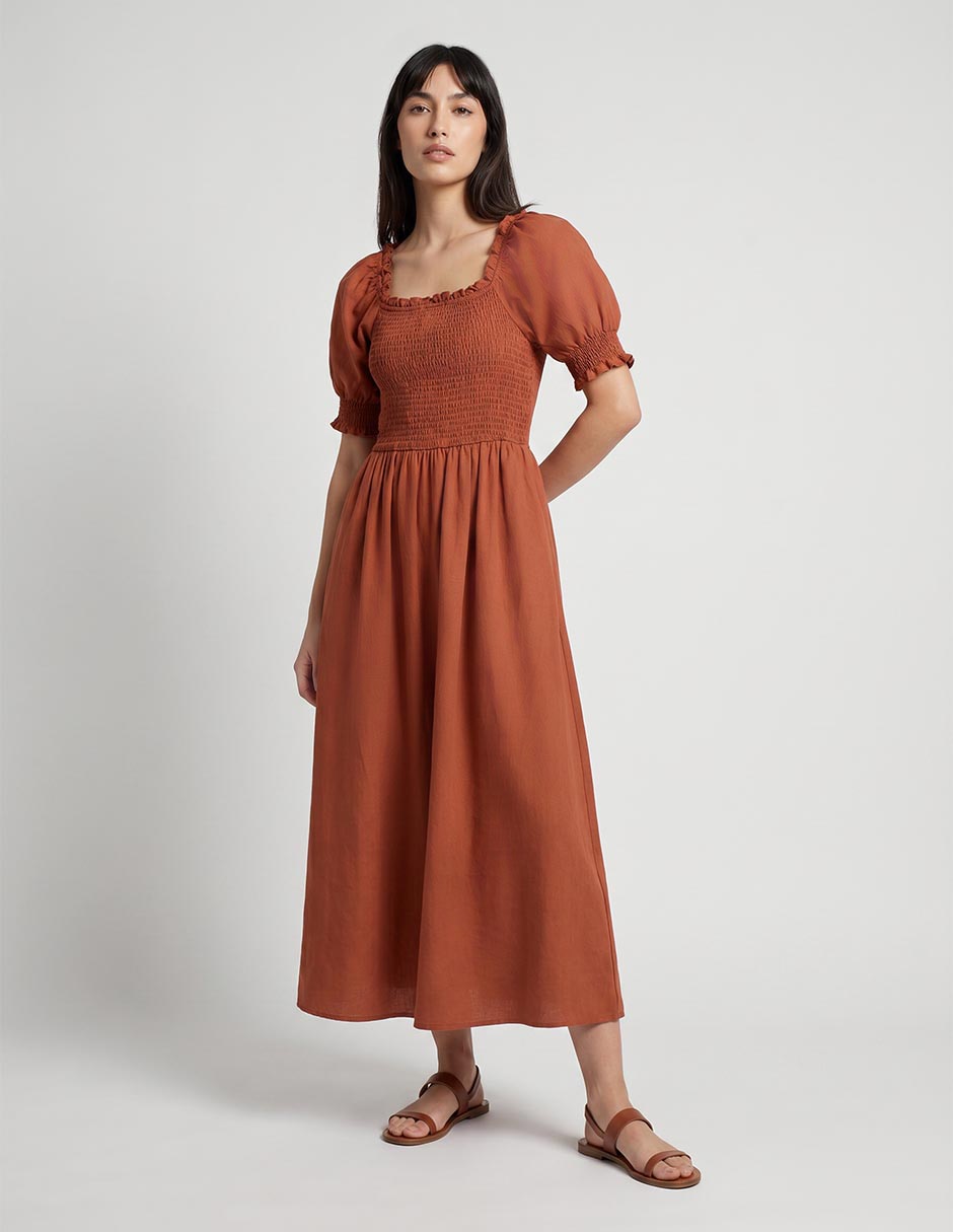 Vestido crop casual para mujer