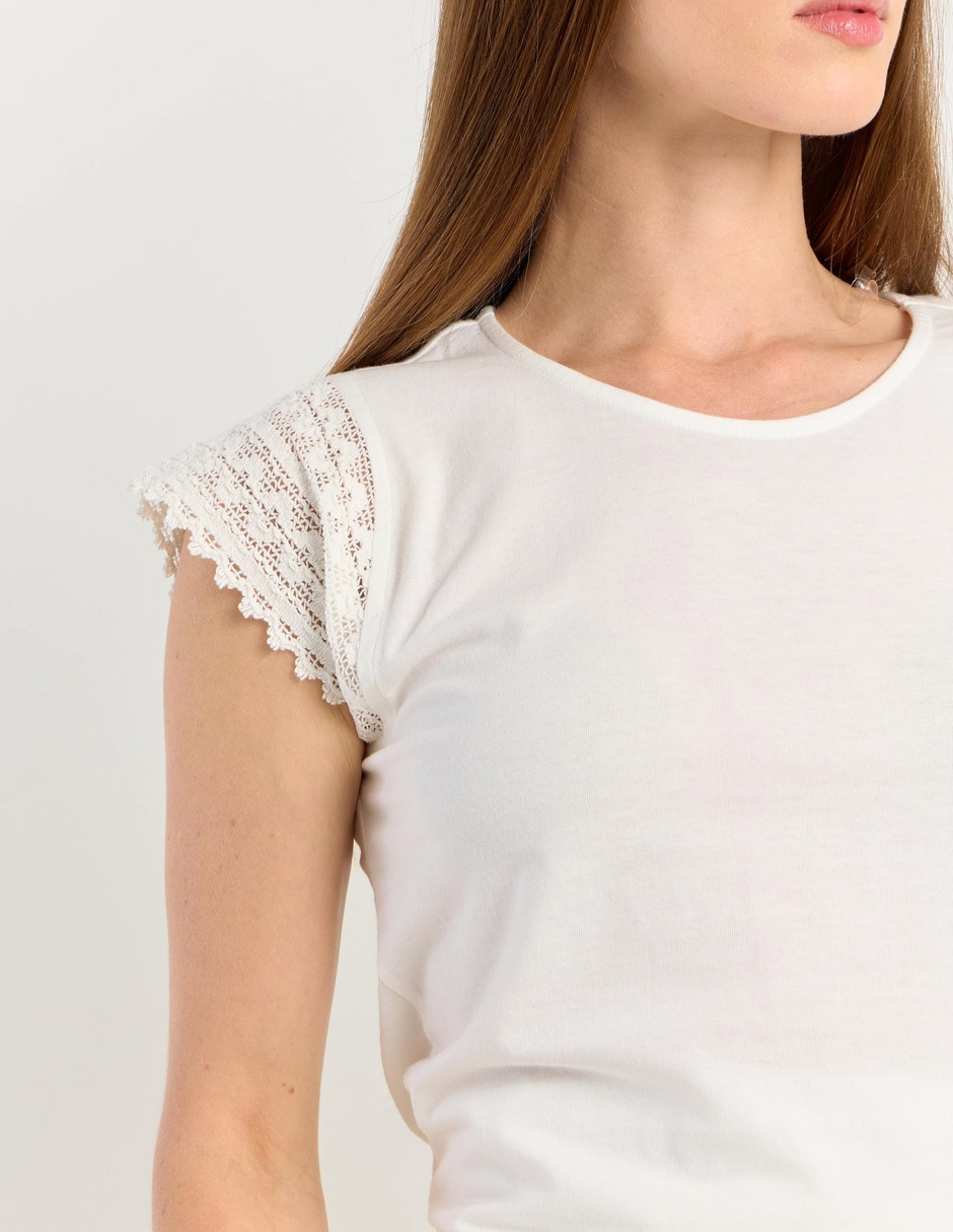 Playera manga corta cuello redondo para mujer 2