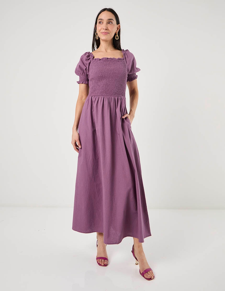 Vestido largo casual para mujer 4