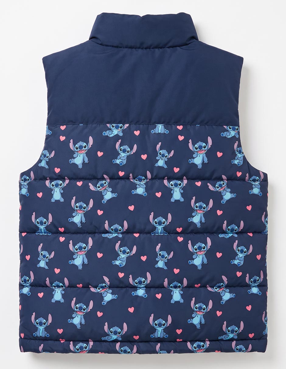 Chaleco Stitch con bolsillos para niña 3