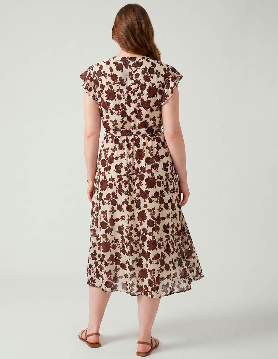 Vestido midi casual para mujer