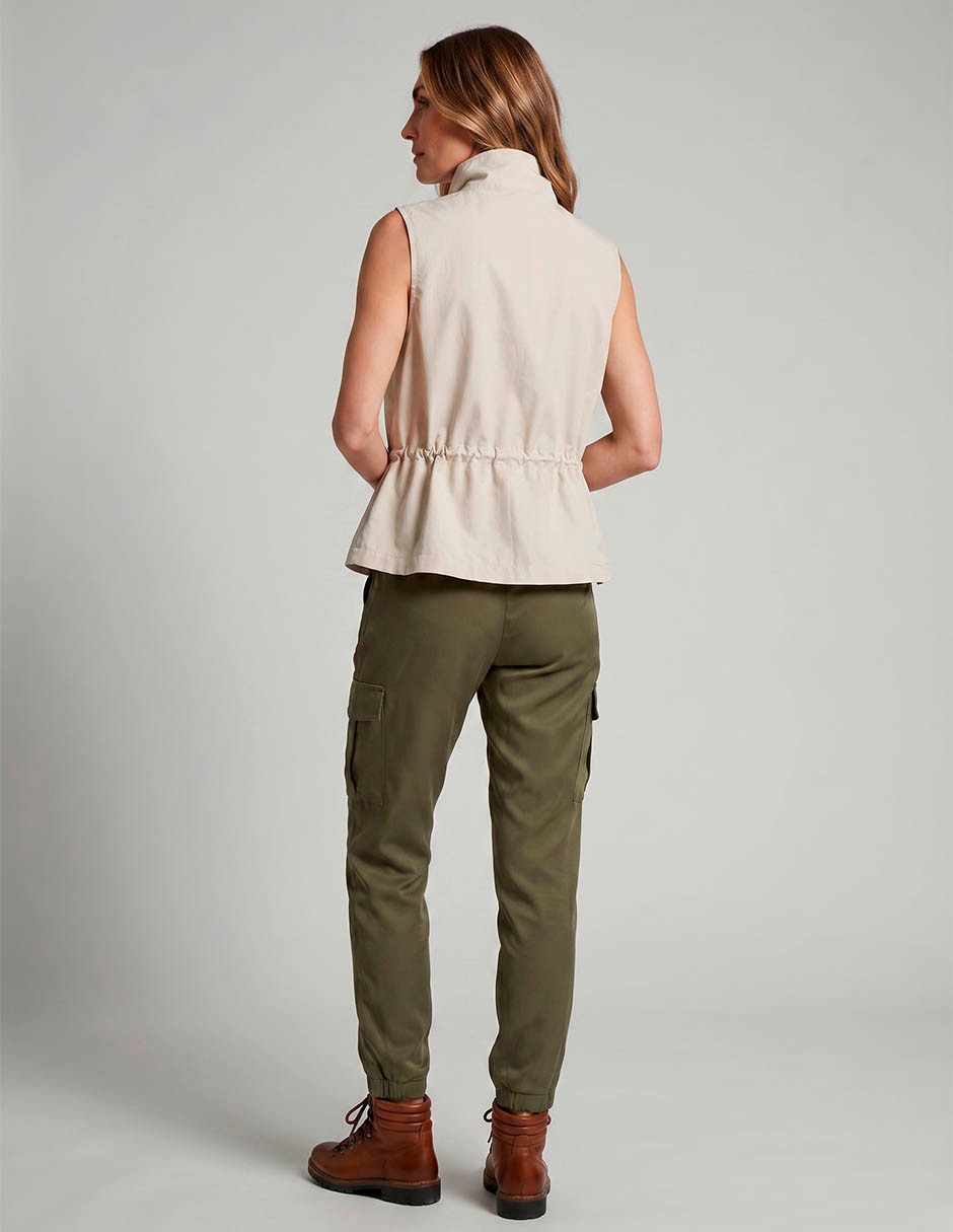 Chaleco de gabardina para mujer 2