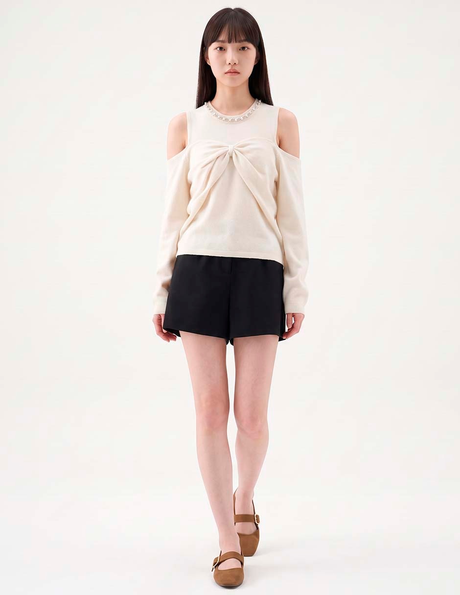 Suéter cuello redondo para mujer 3