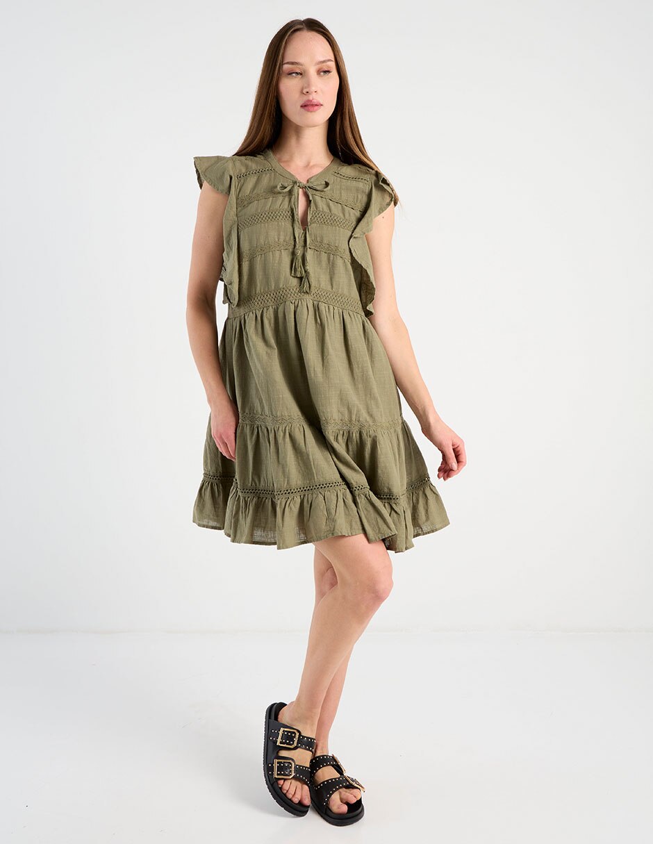 Vestido corto casual para mujer 2