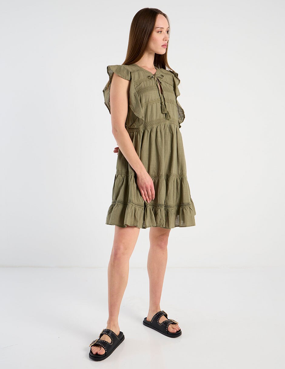 Vestido corto casual para mujer 3