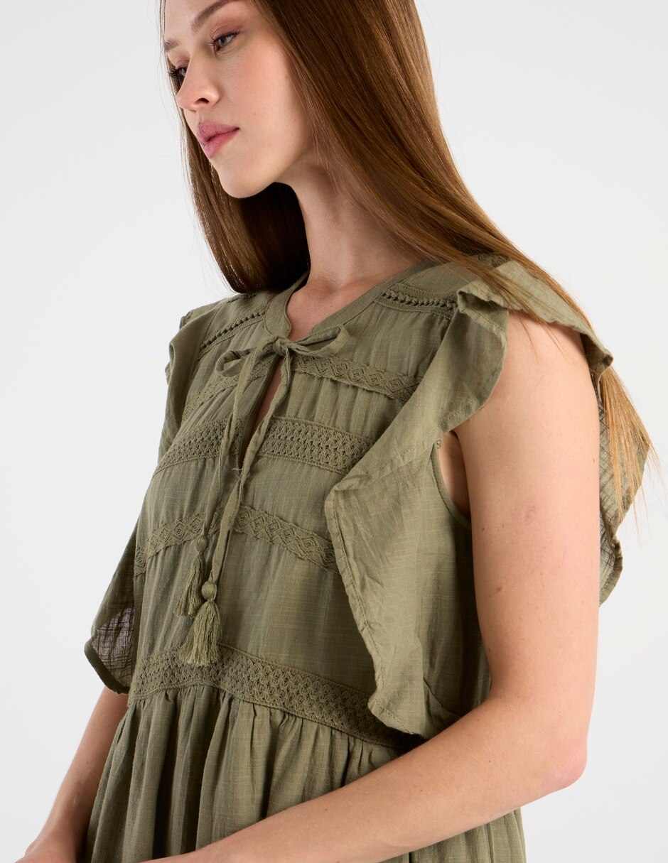 Vestido corto casual para mujer 4