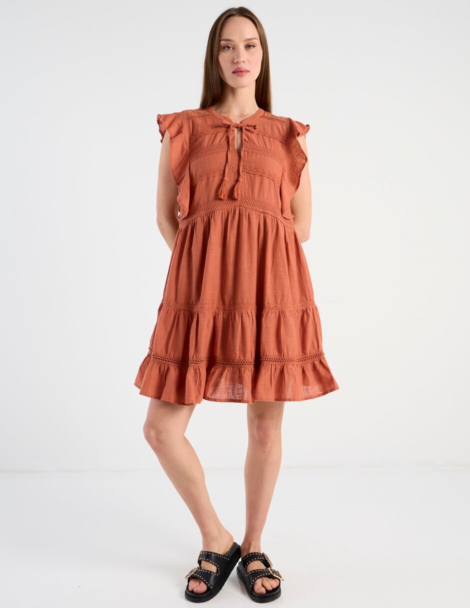 Vestido corto casual para mujer