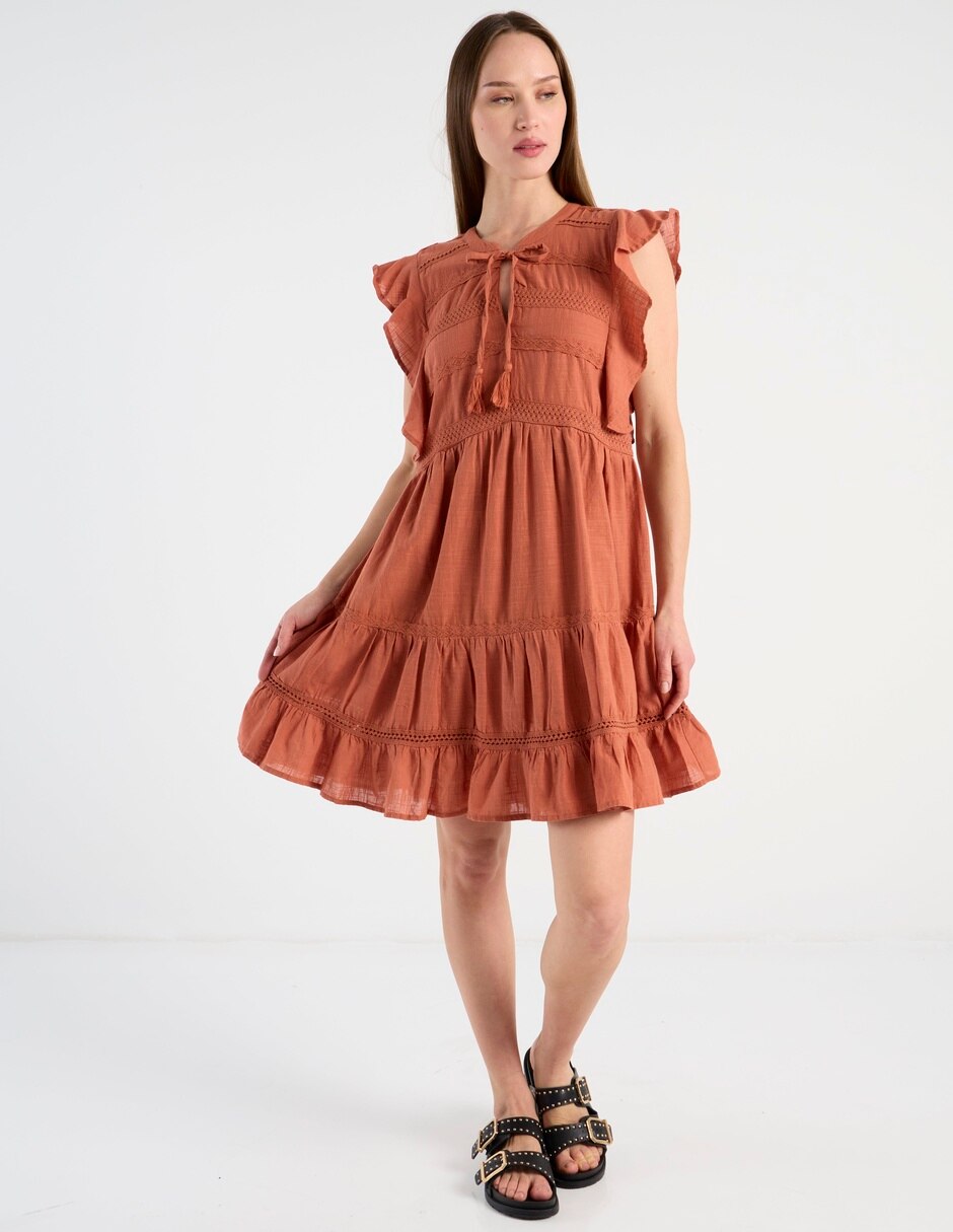 Vestido corto casual para mujer 5