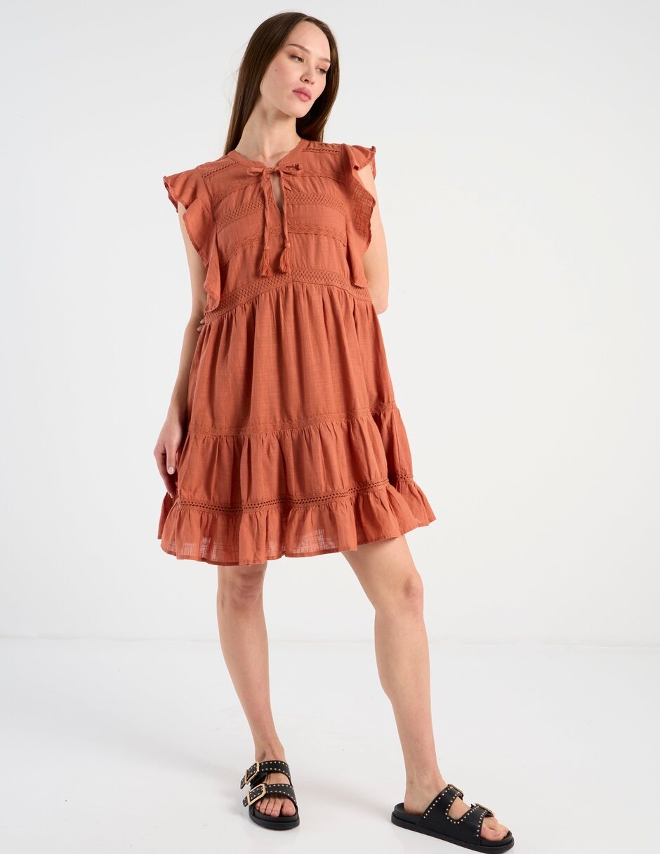 Vestido corto casual para mujer 4