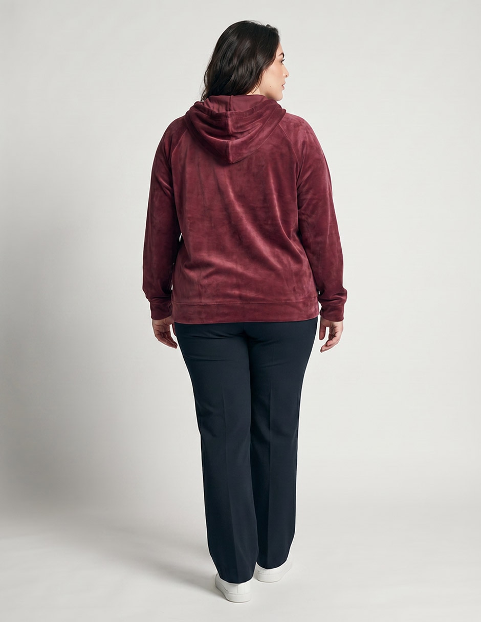 Sudadera con capucha y bolsa para mujer 3