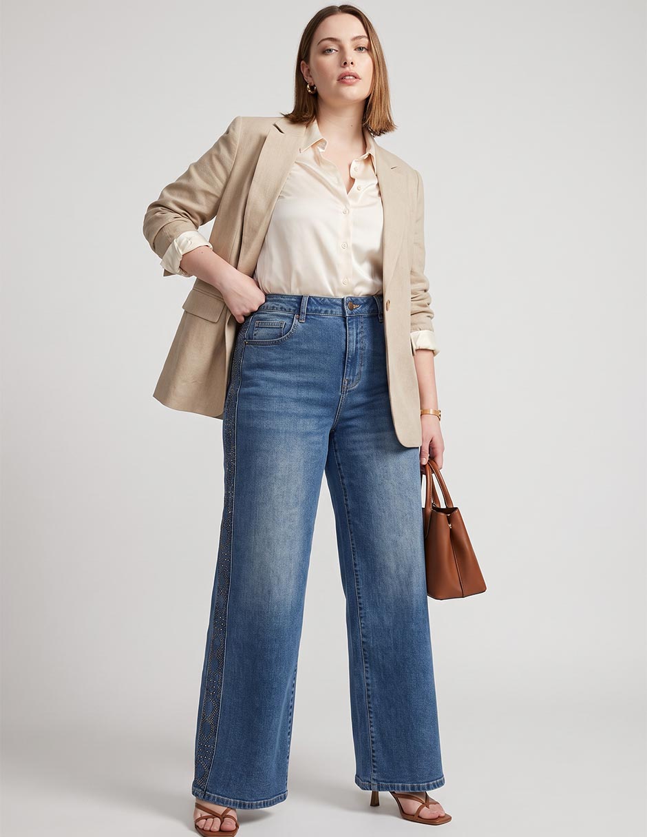 Jeans amplio para mujer Jeans amplio para mujer