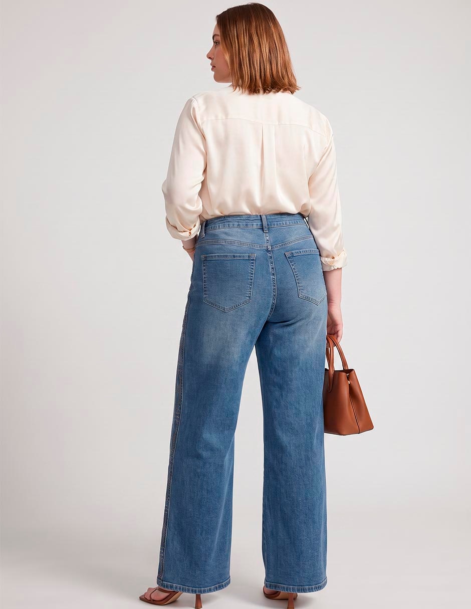 Jeans amplio para mujer 2