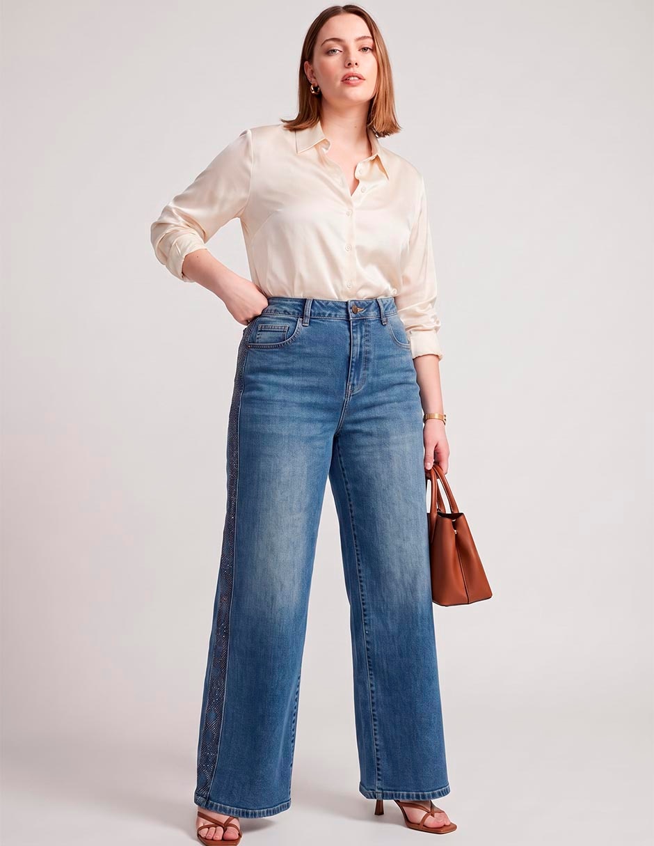 Jeans amplio para mujer 3