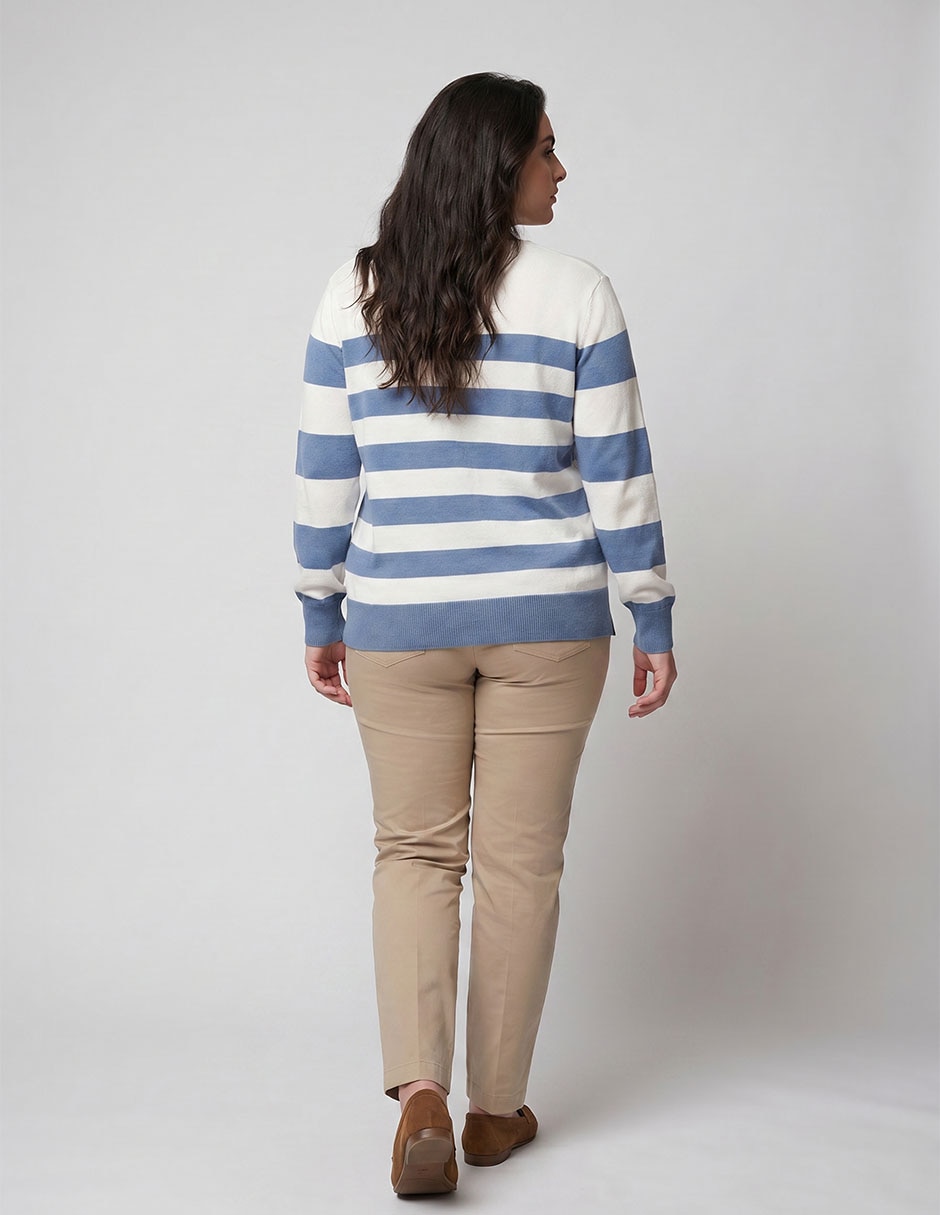 Suéter Weekend Plus cuello redondo para mujer