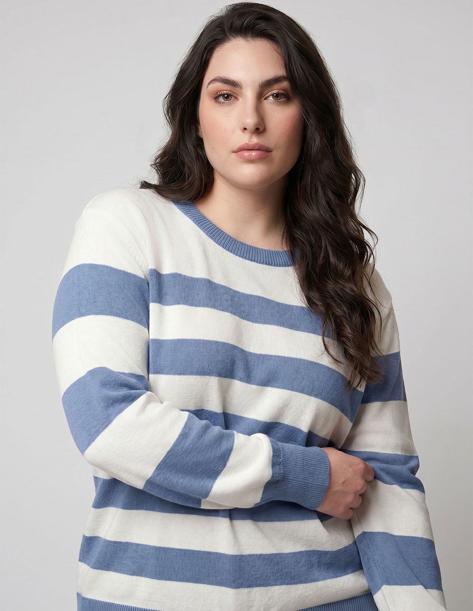 Suéter Weekend Plus cuello redondo para mujer
